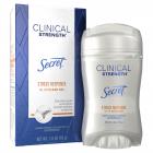 Secret Clinical Strength Antiperspirant and Deodorant Clear Gel, Stress Response, 1.6 Oz.