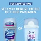 Secret Outlast Invisible Solid Antiperspirant Deodorant for Women, Clean Lavender, 2.6 oz