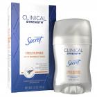 Secret Clinical Strength Antiperspirant and Deodorant for Women Invisible Solid, Stress Response 1.6 oz