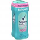 Degree Women Sheer Powder Dry Protection Antiperspirant Deodorant, 2.6 oz, Twin Pack