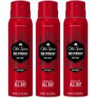 (3 Pack) Old Spice Red Zone Swagger Scent Body Spray for Men, 3.75 oz