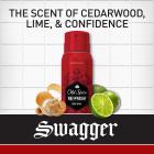 (3 Pack) Old Spice Red Zone Swagger Scent Body Spray for Men, 3.75 oz