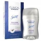 Secret Clinical Strength Antiperspirant and Deodorant for Women Invisible Solid, Clean Lavender, 1.6 oz