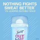 Secret Outlast Invisible Solid Antiperspirant Deodorant for Women, Active Fresh 2.6 oz