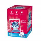Wet Ones Antibacterial Hand Wipes Singles Dispenser, Fresh, 48 Ct