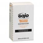 GOJO NATURAL ORANGE Pumice Hand Cleaner Refill, Citrus Scent, 2000mL, 4/Carton