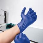 SUPPLYAID RRS-NDG100M Nitrile Disposable Gloves Powder-Free - 100-Count/Box - Medium