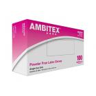 Ambitex Non-Sterile Powder-Free General Purpose Latex Glove  Medium, BX/100