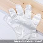 Siaonvr 100pcs Plastic Disposable Gloves Restaurant Home Service Catering Hygiene