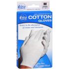6 Pack - Cara 100% Dermatological Cotton Gloves Medium 1 Pair