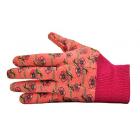 G & F 1823-3 JustForKids Soft Jersey Kids Garden Gloves, Kids Work Gloves, 3 Pairs Green/Red/Blue per Pack