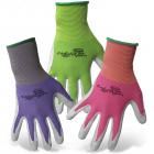 8438S Small LadyFinger Women's Nitrile Palm Gloves Asst Colors