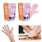300 Disposable Gloves Plastic Cleaning Gardening Garden Home Medical Salon PE