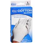 4 Pack - Cara 100% Dermatological Cotton Gloves Large 1 Pair