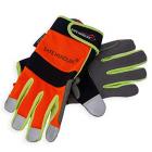 SAFE HANDLER Reflect Pro Gloves | High Visibility, Hook & loop Wrist Strap, Reflective Fingertips, S/M
