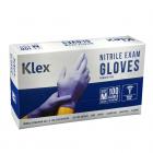 Klex Medical Grade Nitrile Exam Gloves, Purple Medium-100 count