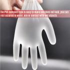 100pcs M Disposable Gloves Vinyl Gloves For Kitchen and Household, Food Grade Safe Supplies