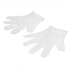 25 Pairs Clear Plastic Restaurant Food Service Hand Protective Disposable Gloves