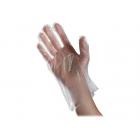 Tradex Ambitex Large Polyethylene Ambidextrous Disposable Gloves Clear, Embossed Textured, 0.63 Mil | 500/Box, 20 Box/Case