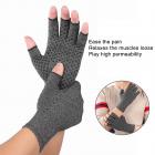 Copper Fiber Rehabilitation Gloves - Arthritis Gloves Cotton Ammonia Breathable Pressure Cycling Gloves Non-slip Gloves Daily Training Care Gloves Brown L