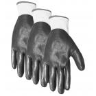 Midwest Gloves 3 Pack Nitrile Gloves Large