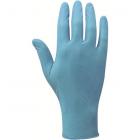 Magid ComfortFlex Disposable Powdered Nitrile Blue Gloves Medium, 100/Box
