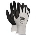 crews, inc 9673xl economy foam nitrile gloves, gray/black, 12 pairs