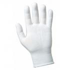 KLEENGAURD 38719 Disposable Gloves, Nylon, White, L, 10 PK