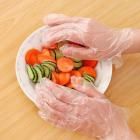 【LNCDIS】1000pcs Plastic Disposable Gloves Restaurant Home Service Catering Hygiene