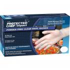 Protected Chef, PDF8961S, Vinyl General Purpose Gloves, 100 / Box, Clear