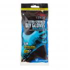 Venom Extra Strength Disposable Nitrile Gloves, Small/Medium, 12 Count, Blue