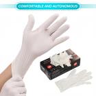 100Pcs Disposable Gloves Nitrile Gloves Latex Free Powder Free Chemical Domestic Industry Cleaning Gloves M Size White