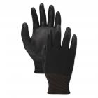 BOARDWALK BWK000288 PU Palm Coated Gloves, Black, Size 8 (Medium), 1 Dozen