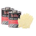 X-tra-Seal Bead Sealer (32 oz.) Bundle with Latex Gloves (6 Items)