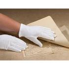 Framer Supply White Cotton Gloves, Large, 12 Pairs
