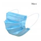 50 Pack Disposable Face Mask, 3-ply Elastic Ear Loop Filter Mask,Dust Mask