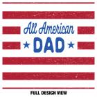 All American Dad 1-Ply Reusable Face Mask Covering, Unisex