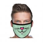 Bunny Mask Washable Face Mask Reusable Face Mask Cloth Face Mask 4 Layered Breathable Face Mask Mouth Mask Nose Mask Cute Bunny Lovers Funny Bunny Teeth Face Mask Rabbit