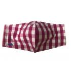 Washable Reusable Face Covering Outdoor Gingham Pink Dust-Proof Cover Unisex for Adult