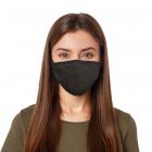 DALIX 3 Pack Premium Cotton Mask Reuseable Washable in Black Made in USA
