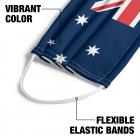 Australian Flag 1-Ply Reusable Face Mask Covering, Unisex