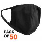 Fifth Sun Cotton Mask - Black - QTY of 50