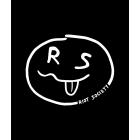 Riot Society RS Happy Face Reusable Face Mask Bandana - Black, One Size