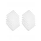 Axxents Cotton White Handkerchiefs (Pack of 12)