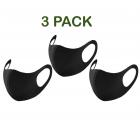 Reusable Washable Polyester Face Covering Mask Water Resistant For Men or Women (3 Pieces)