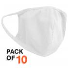 Fifth Sun Cotton Mask - White - QTY of 10