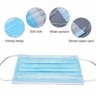 50 unit Disposable Face Masks 3 Ply Non-Woven Fabric Soft & Comfortable Safety Cover Guard against unseen airborne substances, Pollen, Smoke, Air Pollution with Free Resealable Bag