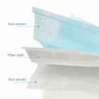 50 unit Disposable Face Masks 3 Ply Non-Woven Fabric Soft & Comfortable Safety Cover Guard against unseen airborne substances, Pollen, Smoke, Air Pollution with Free Resealable Bag