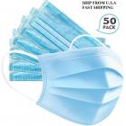 Disposable 3-Ply with Earloop for Personal use face mask (50 pcs)non medical