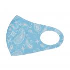 Bandana Paisley Pattern Reusable Face Cover Washable Protection Handmade Mask(Sky Blue)